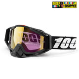 100% THE RACECRAFT MOTOCROSS MX GOGGLES | BIKER SHOPPEE