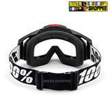 100% THE RACECRAFT MOTOCROSS MX GOGGLES | BIKER SHOPPEE