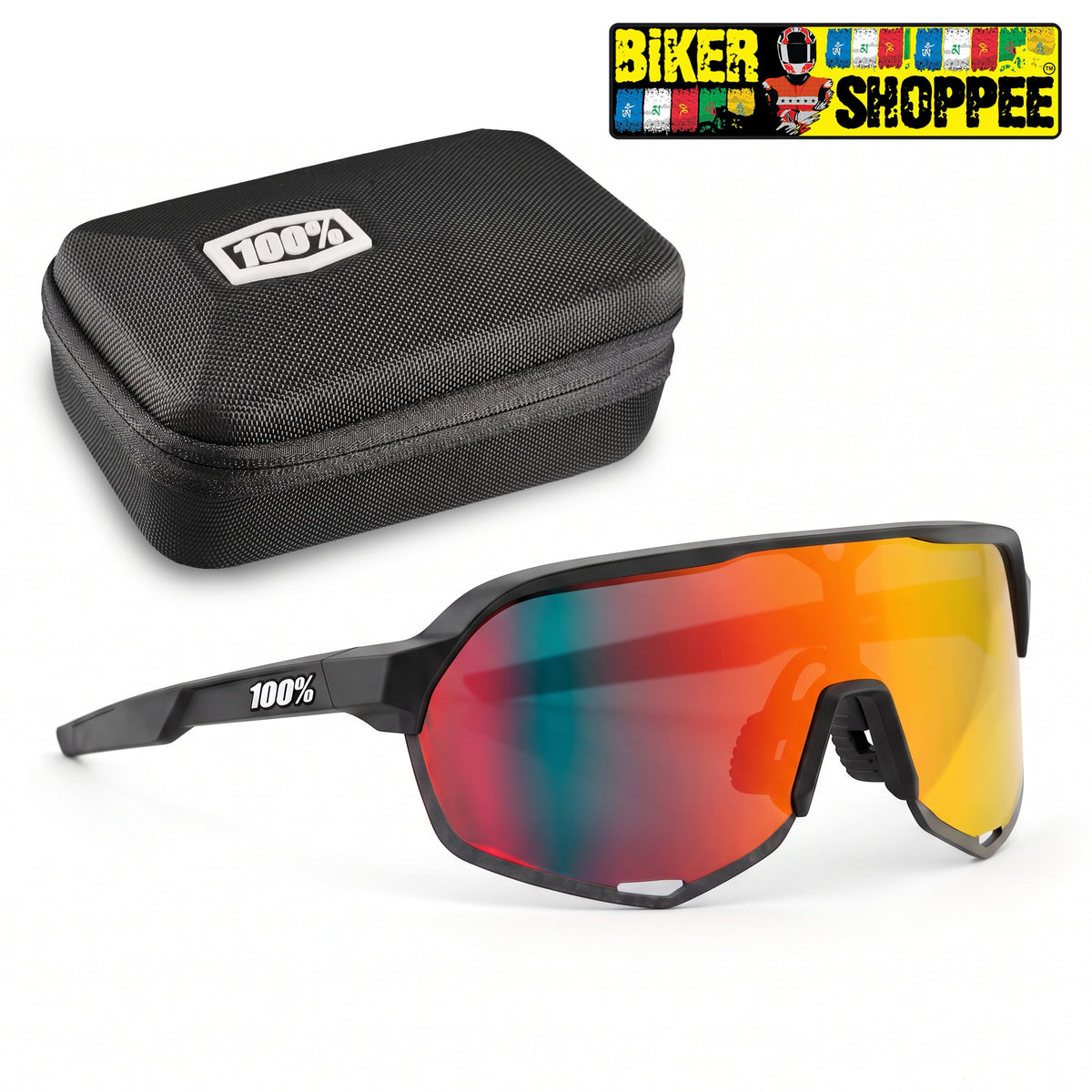 100% S3 SPEEDCRAFT PREMIUM SPORTS PERFORMANCE RIDING SUNGLASSES | BIKER SHOPPEE