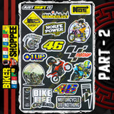 UV VINYL MOTO STICKER SHEET