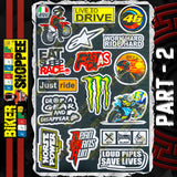 UV VINYL MOTO STICKER SHEET