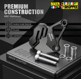 UNIVERSAL CNC BRAKE CALIPER PROTECTOR BLACK | BIKER SHOPPEE