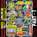UV VINYL MOTO STICKER SHEET