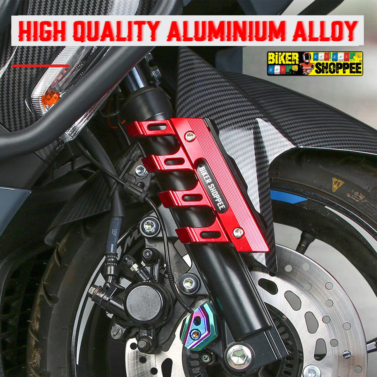 PREMIUM CNC FRONT FENDER SLIDER SHOCKER PROTECTOR GUARD