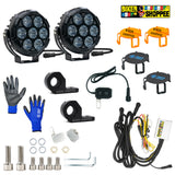 LITTLE MONSTER VK70 PRO THUNDER SEVEN LED FOG LIGHT WITH WIREHARNESS AND SWITCH