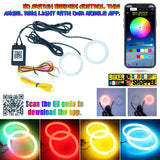 RGB 70MM ILLUSION ANGEL EYE RING LIGHT KIT KTM RC | BIKER SHOPPEE