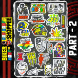 UV VINYL MOTO STICKER SHEET