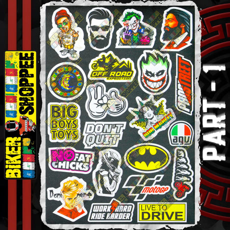 UV VINYL MOTO STICKER SHEET