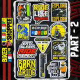 UV VINYL MOTO STICKER SHEET
