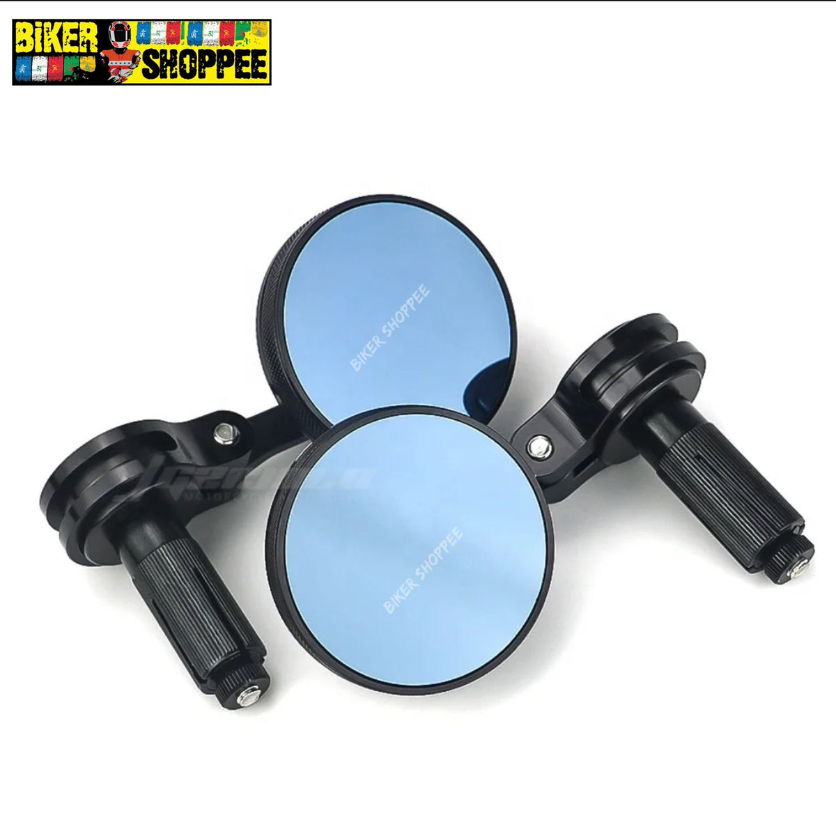 ANTI-GLARE RETRO SMALL ROUND MOTORCYCLE MIRROR 2.0 | BIKER SHOPPEE