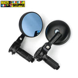 ANTI-GLARE RETRO SMALL ROUND MOTORCYCLE MIRROR 2.0 | BIKER SHOPPEE