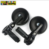 ANTI-GLARE RETRO SMALL ROUND MOTORCYCLE MIRROR 2.0 | BIKER SHOPPEE