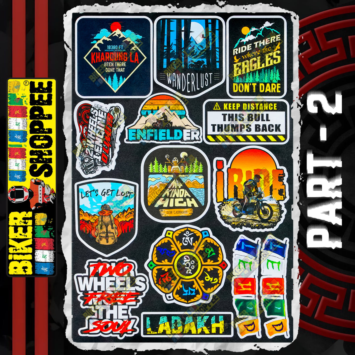 UV VINYL MOTO STICKER SHEET