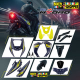 TVS NTORQ 125 OUR BODY KIT XT NEON BLUE EDITION | BIKER SHOPPEE