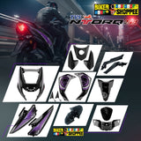 TVS NTROQ 125 OUR BODY KIT BLACK PANTHER SQUAD EDITION | BIKER SHOPPEE