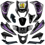 TVS NTROQ 125 OUR BODY KIT BLACK PANTHER SQUAD EDITION | BIKER SHOPPEE