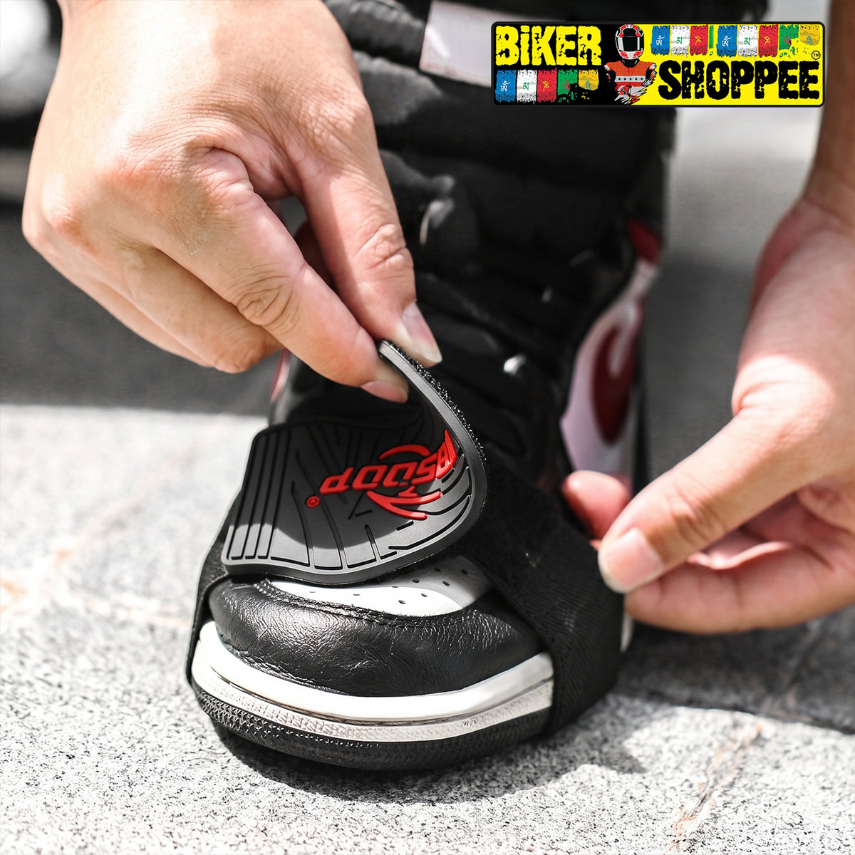 BSDDP MOTORCYCLE GEAR SHIFT SHOE PROTECTOR V2 | BIKER SHOPPEE