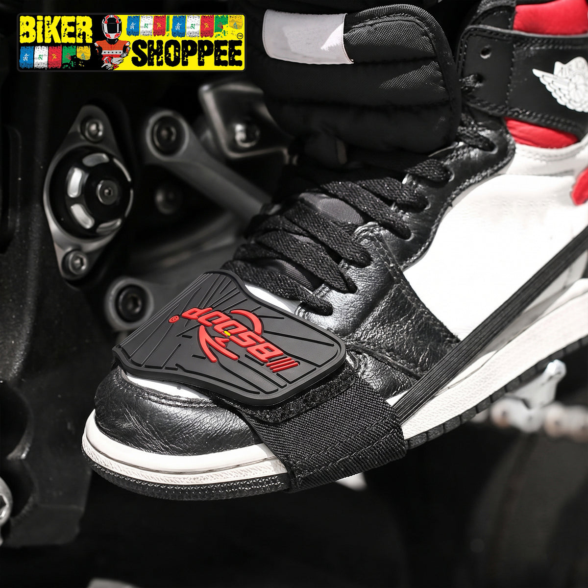 BSDDP MOTORCYCLE GEAR SHIFT SHOE PROTECTOR V2 | BIKER SHOPPEE