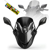 Premium aerodynamic maxi forza kit with visor and LED mirrors for suzuki burgman street 125 old and new models original Biker Shoppee