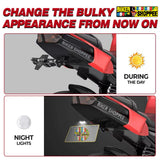 MOTORCYCLE UNIVERSAL CNC LED TAIL TIDY NUMBER PLATE HOLDER | BIKER SHOPPEE