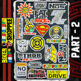 UV VINYL MOTO STICKER SHEET
