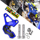 UNIVERSAL CNC BRAKE CALIPER PROTECTOR BLUE | BIKER SHOPPEE