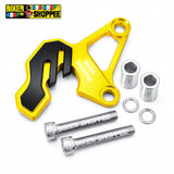 UNIVERSAL CNC BRAKE CALIPER PROTECTOR GOLDEN | BIKER SHOPPEE