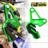 UNIVERSAL CNC BRAKE CALIPER PROTECTOR GREEN | BIKER SHOPPEE