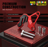UNIVERSAL CNC BRAKE CALIPER PROTECTOR RED | BIKER SHOPPEE