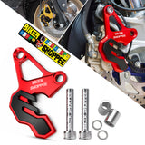UNIVERSAL CNC BRAKE CALIPER PROTECTOR RED | BIKER SHOPPEE