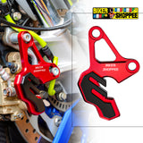 UNIVERSAL CNC BRAKE CALIPER PROTECTOR RED | BIKER SHOPPEE