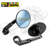 PREMIUM CNC ANTI-GLARE FOLDABLE BAR END MIRROR 3.0 | BIKER SHOPPEE