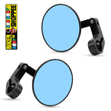 PREMIUM CNC ANTI-GLARE FOLDABLE BAR END MIRROR 3.0 | BIKER SHOPPEE