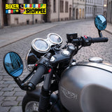 PREMIUM CNC ANTI-GLARE FOLDABLE BAR END MIRROR 3.0 | BIKER SHOPPEE