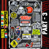 UV VINYL MOTO STICKER SHEET