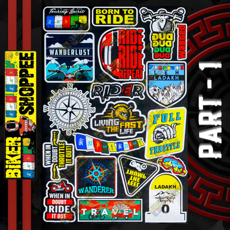 UV VINYL MOTO STICKER SHEET