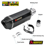 AKRAPOVIC 6 CUT EXHAUST CARBON