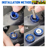 AERO RACEFLEX CNC BOLT & WASHER KIT SETOF10 BLUE | BIKER SHOPPEE