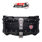 MOTOBROS ALLOY 28L TOP BOX BLACK