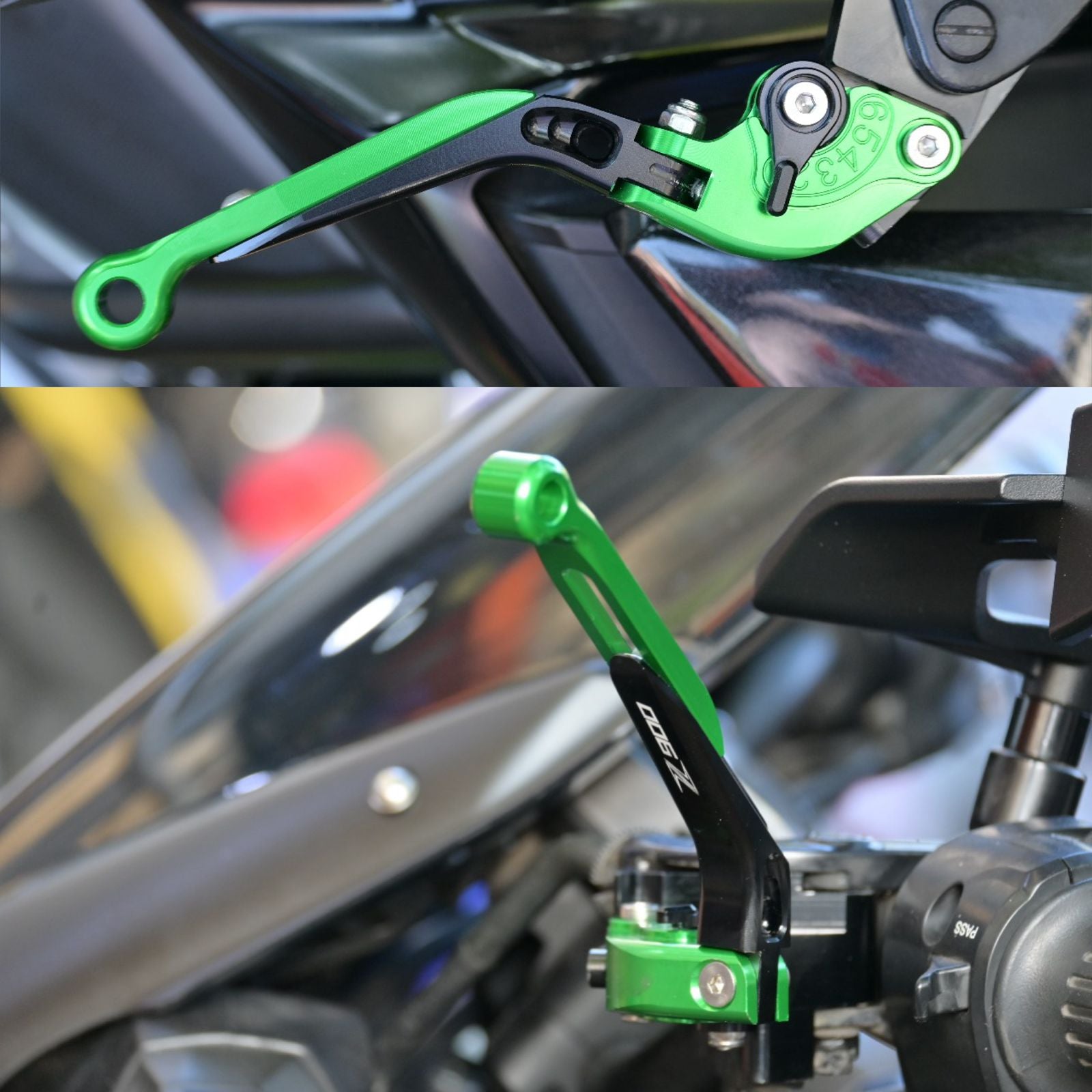 KAWASAKI Z900 ADJUSTABLE FOLDING EXTENDABLE BRAKE CLUTCH LEVER SET