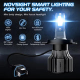 NOVSIGHT H4 LED HEADLIGHT BULB PAIR