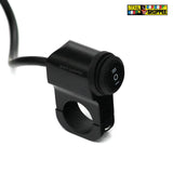 SINGLE 3 WAY SWITCH FOR MOTORCYCLE BLACK