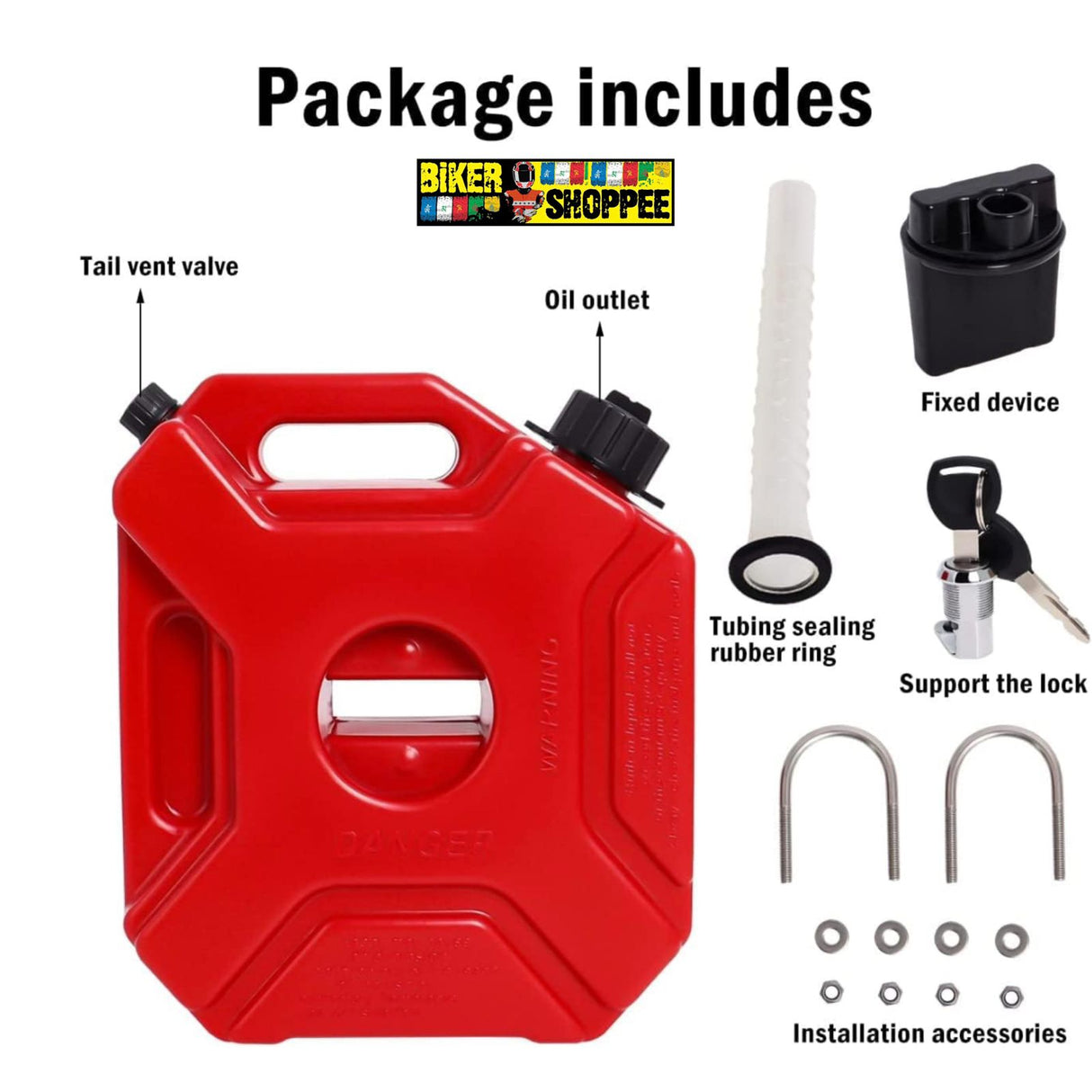 JERRY CAN WITH LOCK 5LTR