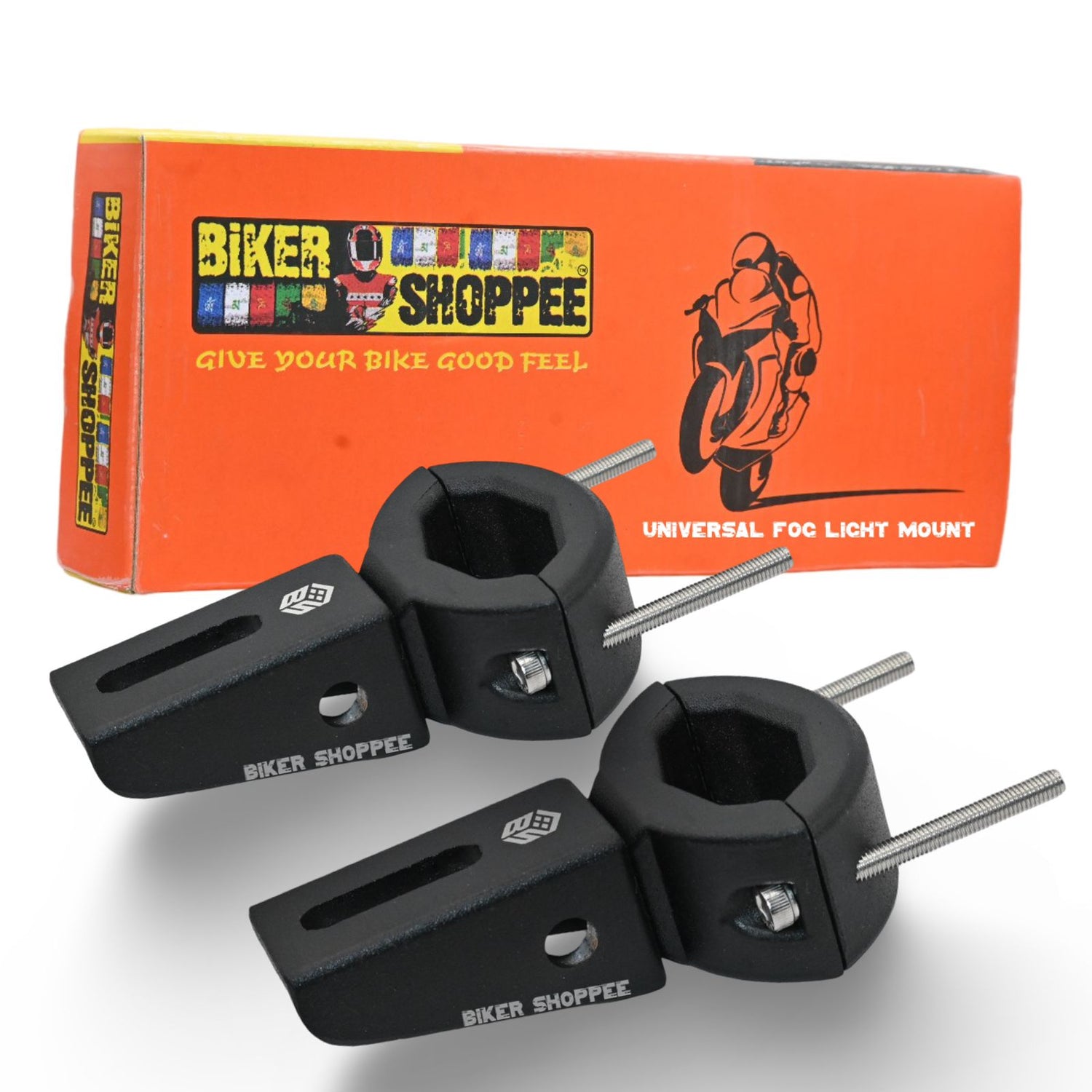 Foggle Mount UNIVERSAL FOGLIGHT MOUNT PAIR – BiKER SHOPPEE