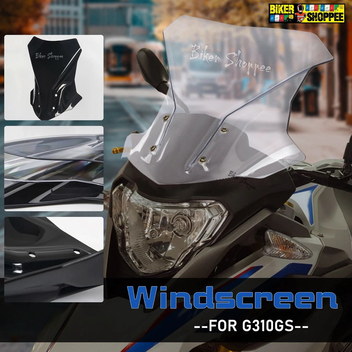 BMW G310GS  TOURING VISOR BLACK