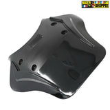 TOURING VISOR FOR ROUND HEADLIGHT MOTORCYCLE BLACK