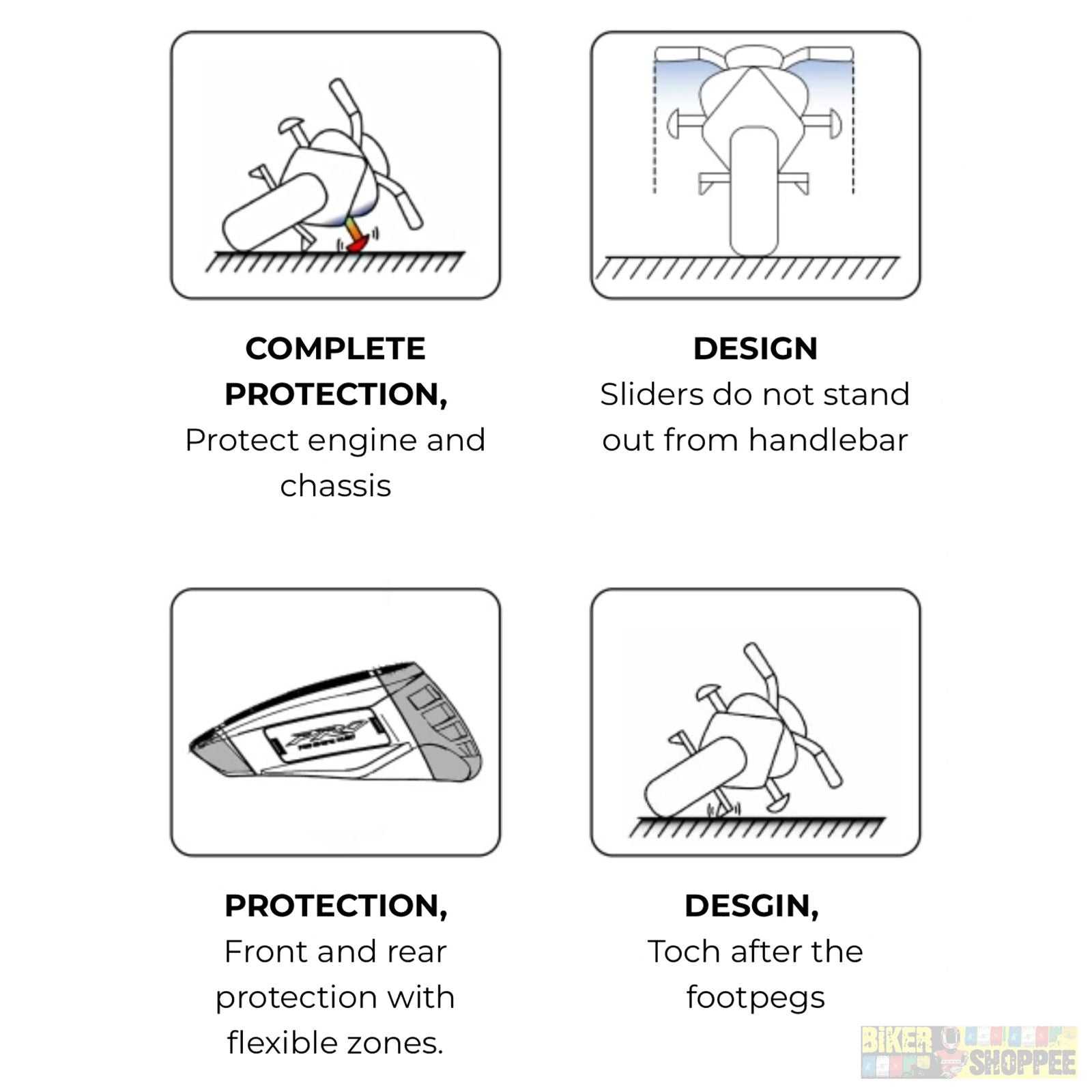 ババラ KAWASAKI NINJA ZX6R PUIG PRO 2.0 FRAME SLIDERS – BiKER SHOPPEE