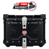 MOTOBROS ALLOY 55L TOP BOX BLACK