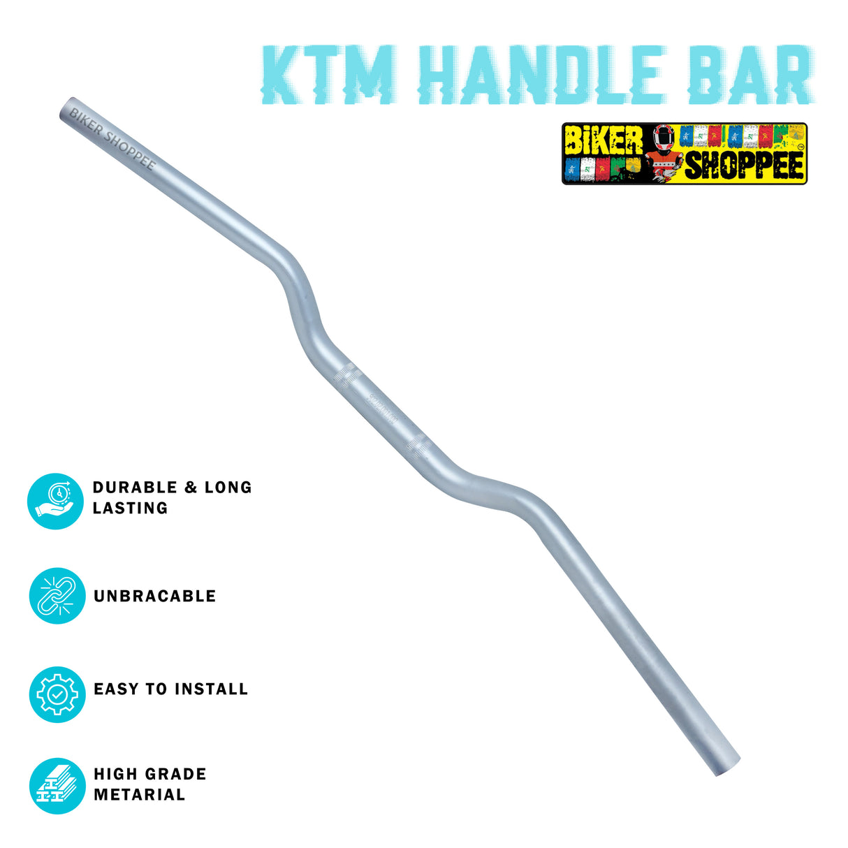 KTM HANDLE BAR SILVER