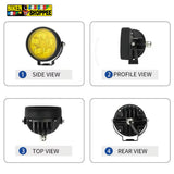LiUHJG 5 LED CREE FOG LIGHT WITH WIRING HARNESS KIT